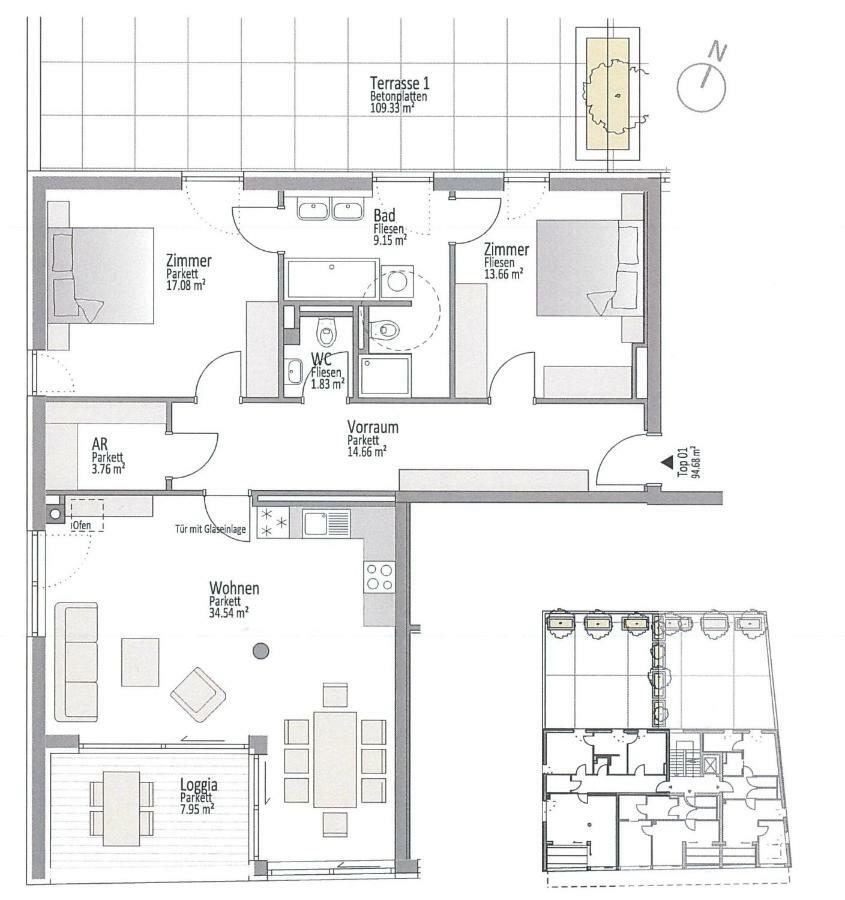 Ferienwohnung Narzisse - City Appartement Im Kurpark Bad Aussee Esterno foto